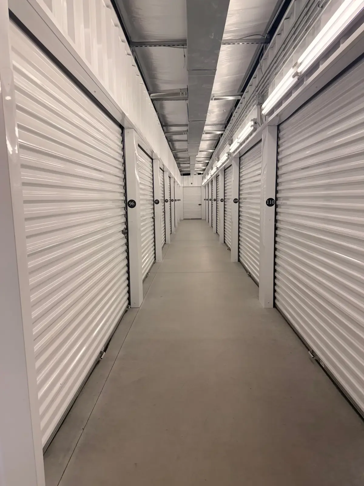 Storage units with roll up doors